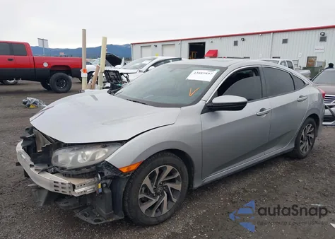 2017 Honda Civic Ex из США, поврежденный, VIN 2HGFC2F75HH513691